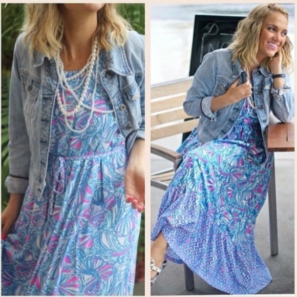 Lilly Pulitzer Other - Lilly Pulitzer for target my fans maxi dress XL